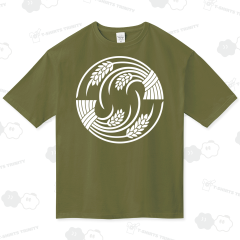 二つ追い稲の丸