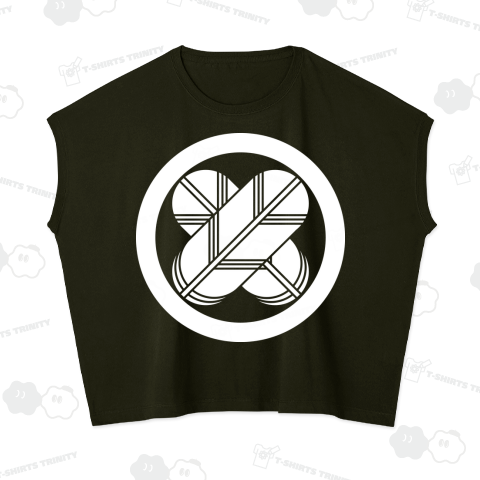 丸に違い鷹の羽(八つ割り作図)