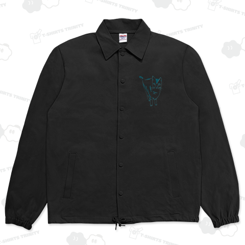 ネコ好き集合!ネコデザイン「上目つかいで」(Tシャツ・ロングTシャツ・スウェット・パーカー・ETC)