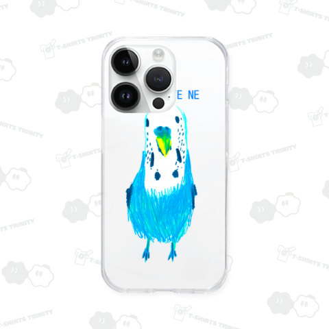 インコのデザインTシャツ「ゆるしてね」