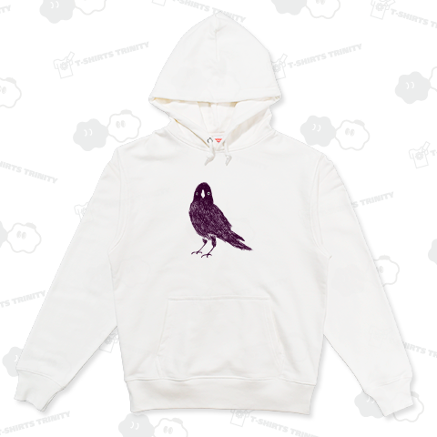 カラスのデザインTシャツ「raven」