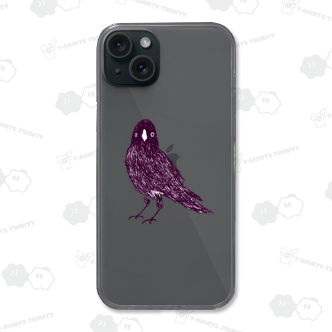 カラスのデザインTシャツ「raven」