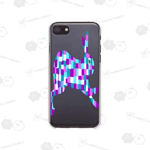 ウサギ/カラフル ポップ