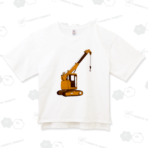 クレーンのデザインTシャツ