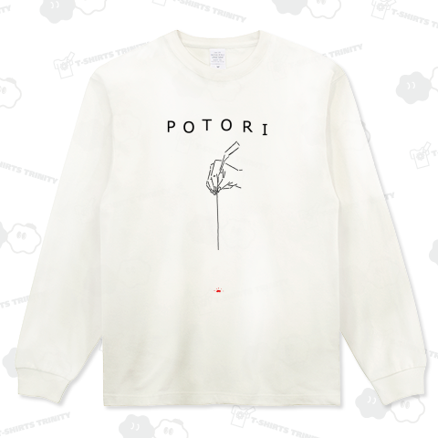 ユーモアTシャツ「ぽとり」