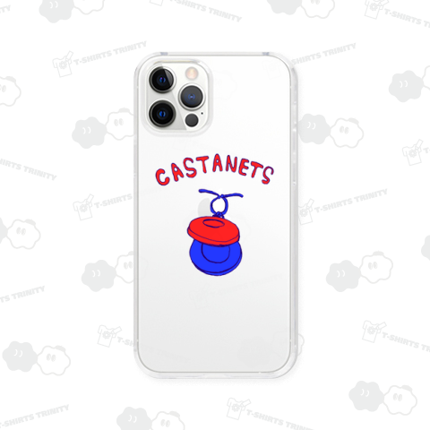 昭和レトロデザイン「カスタネット」Tシャツ