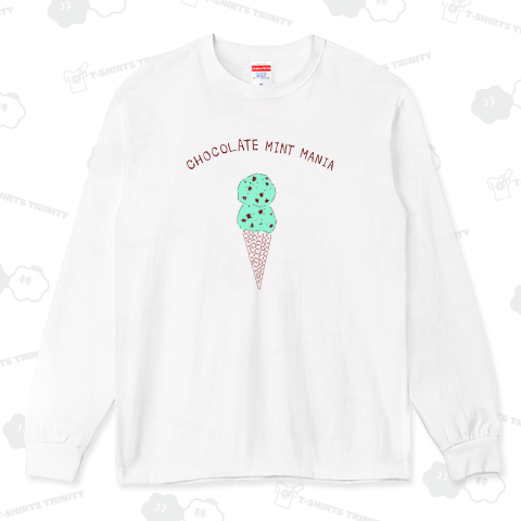 グルメデザイン「チョコミントマニア」*スイーツTシャツ特集に掲載されましたあ