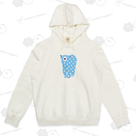 この夏おすすめ!涼しいデザイン「水玉のクマちゃん」<おしゃれ用>*クマさんTシャツ特集に掲載されました!