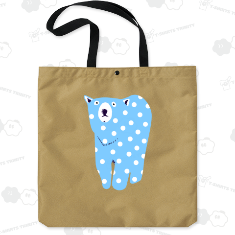 この夏おすすめ!涼しいデザイン「水玉のクマちゃん」<おしゃれ用>*クマさんTシャツ特集に掲載されました!