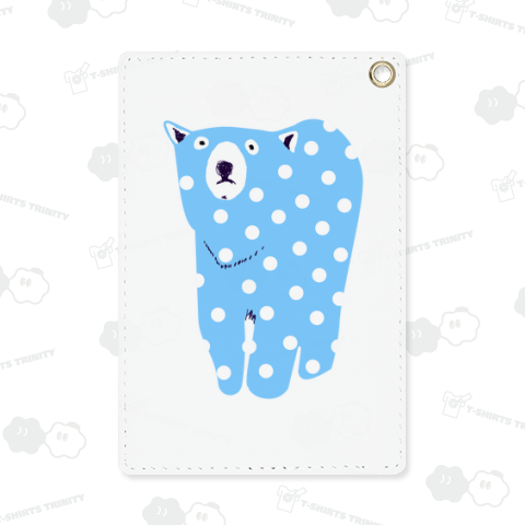 この夏おすすめ!涼しいデザイン「水玉のクマちゃん」<おしゃれ用>*クマさんTシャツ特集に掲載されました!