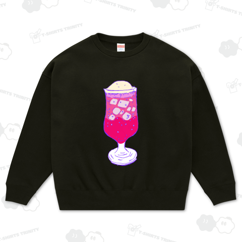 レトロポップデザイン「イチゴソーダフロート」*ラブリーTシャツ特集掲載されましたあ!