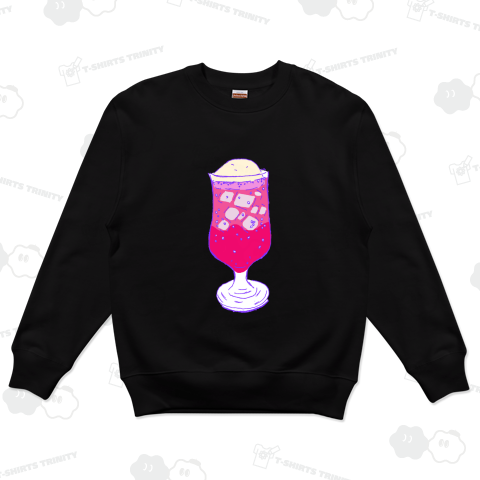 レトロポップデザイン「イチゴソーダフロート」*ラブリーTシャツ特集掲載されましたあ!