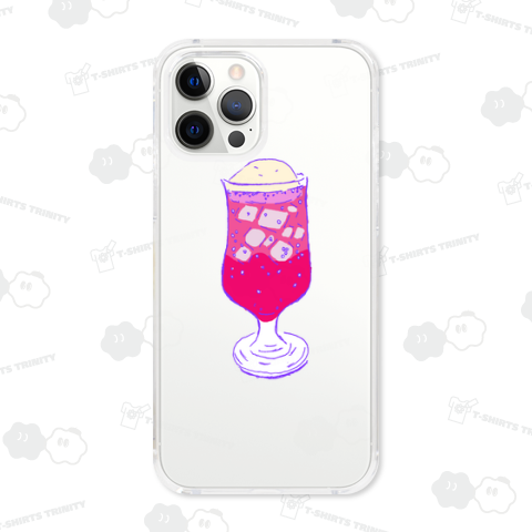 レトロポップデザイン「イチゴソーダフロート」*ラブリーTシャツ特集掲載されましたあ!