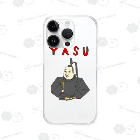 歴史ユーモアデザイン!「ヤス」というあだ名を持つ人専用デザイン<家康のヤス>*歴史Tシャツ特集に掲載されましたあ