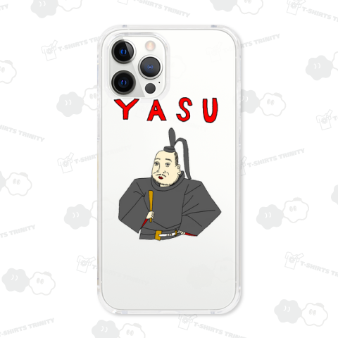 歴史ユーモアデザイン!「ヤス」というあだ名を持つ人専用デザイン<家康のヤス>*歴史Tシャツ特集に掲載されましたあ