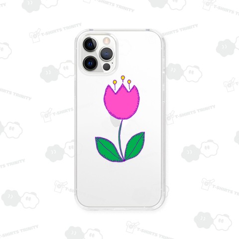 昭和レトロポップ花柄デザイン「チューリップ」*レトロTシャツ特集に掲載されましたあ!