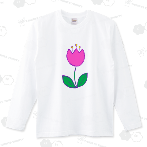 昭和レトロポップ花柄デザイン「チューリップ」*レトロTシャツ特集に掲載されましたあ!