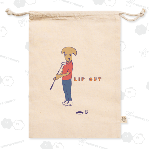この秋おすすめ!おもしろゴルフデザイン「LIPOUT」(ゴルフ好きのためのデザインです)