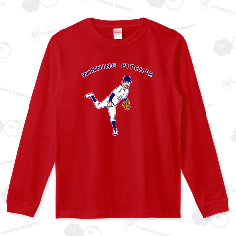 球春到来!野球デザイン「勝ち投手」