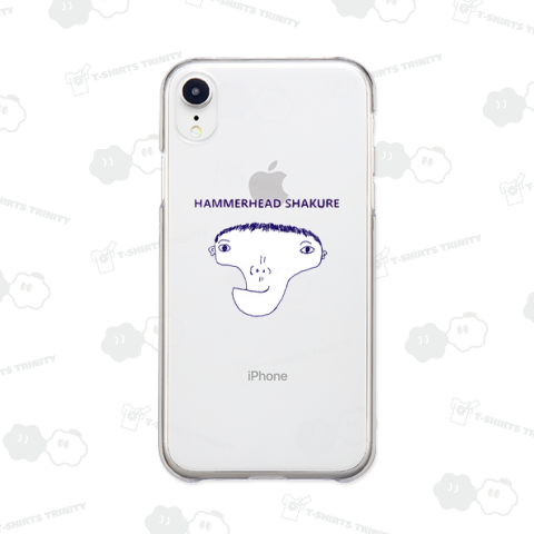 ユーモアダジャレデザイン「ハンマーヘッドシャクレ」