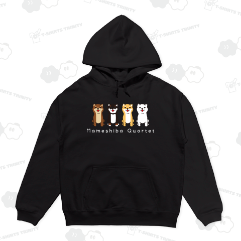 豆柴カルテット 白