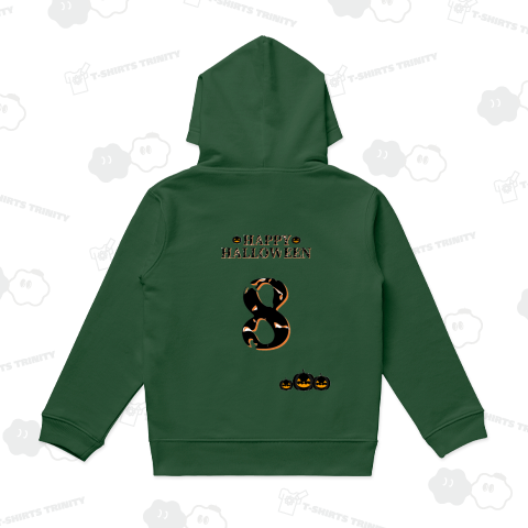 ハロウイン:背番号8番、ジャック・オー・ランタン途中Tシャツ‼