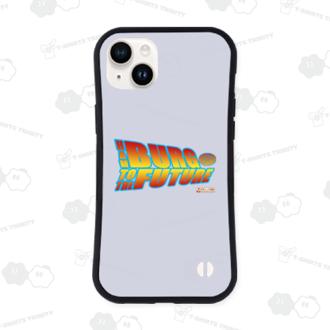 ハンバーグイラスト「ハンバーグ・トゥ・ザ・フューチャー」(両面)