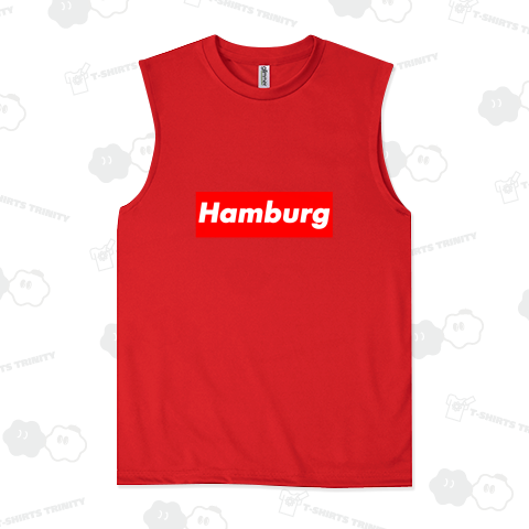 Supreme風ハンバーグロゴ