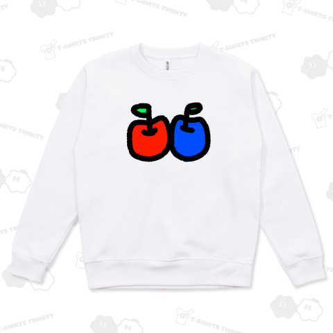 赤と青のりんご