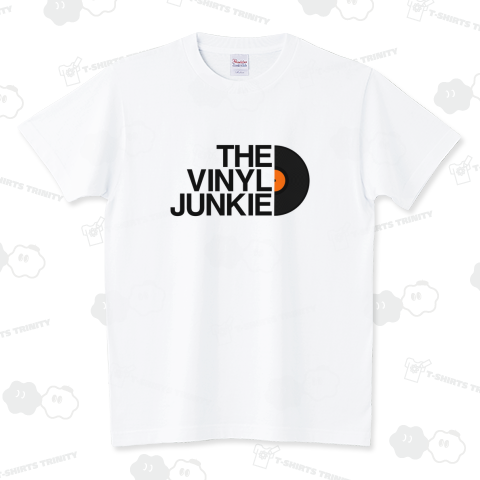 THE VINYL JUNKIE (バイナルジャンキー) スタンダードTシャツ(5.6オンス)