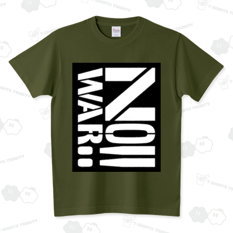 平和のZ 反戦ステンシルver スタンダードTシャツ(5.6オンス)