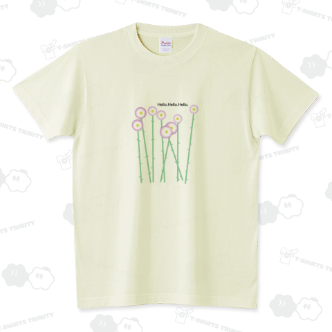 お花 スタンダードTシャツ(5.6オンス)