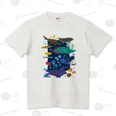 生きた化石たち ハイクオリティーTシャツ(5.6オンス)