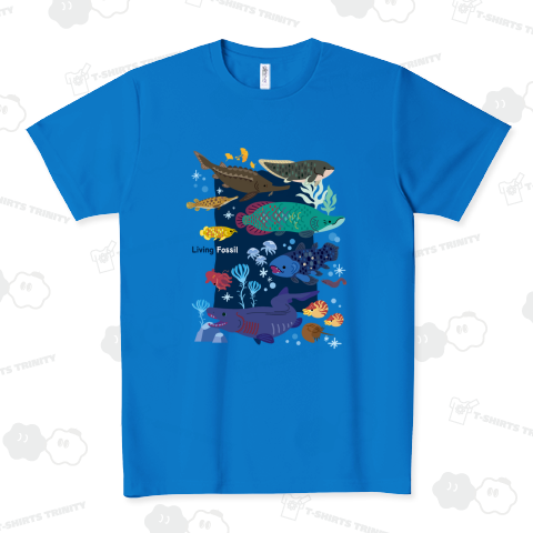 生きた化石たち ドライTシャツ(4.4オンス)