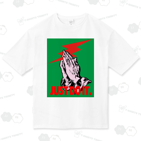 真剣白刃取り BLACK !! JUST DO IT アメコミ風 ハーフトーン