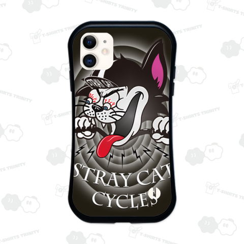 ローブローアート 3 【 STRAY CAT CYCLES 】レトロブラック×カラーデザイン