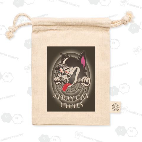 ローブローアート 3 【 STRAY CAT CYCLES 】レトロブラック×カラーデザイン