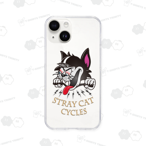 ローブローアート 5【 STRAY CAT CYCLES 】 ゴールドフォント