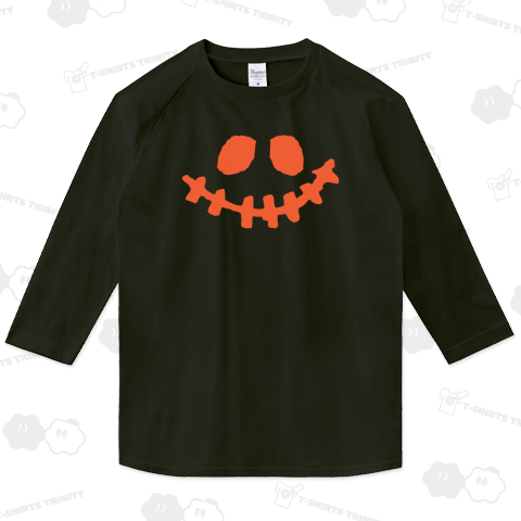 クレヨン キッズアート風 ドクロおばけちゃん