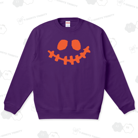 クレヨン キッズアート風 ドクロおばけちゃん