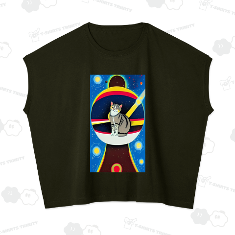 宇宙にいる猫