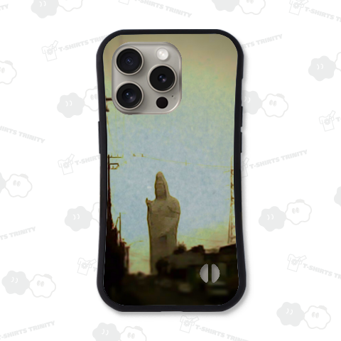 黄昏の仙台大観音