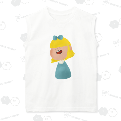 もちもちほっぺリボン(スカイブルー)