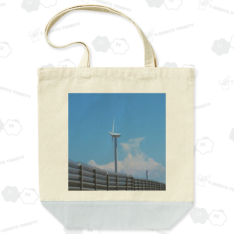 青空と風力発電