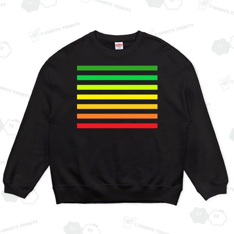 ボーダー×7・ラスタカラー・グラデーション風