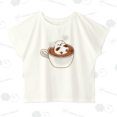 コーヒーカップに浮かぶシマエナガ