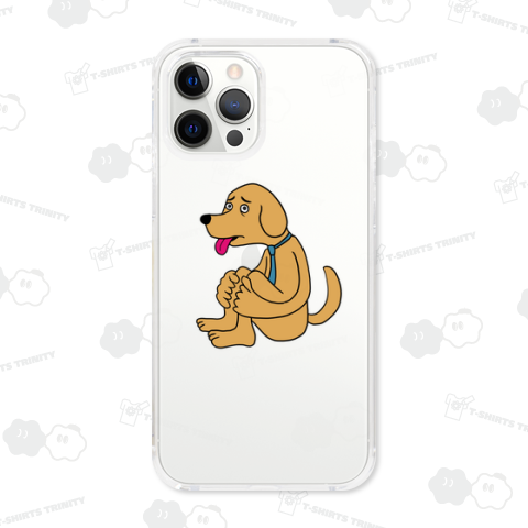 困っている会社の犬