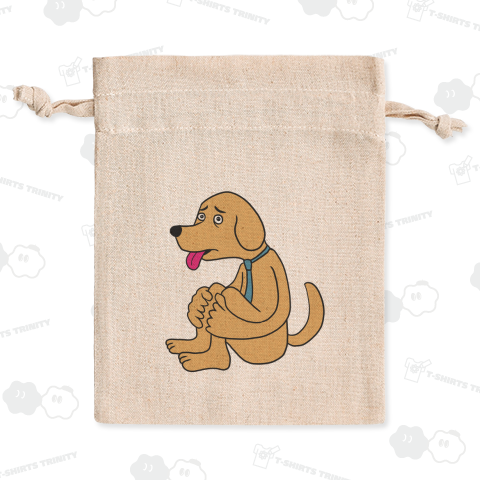 困っている会社の犬