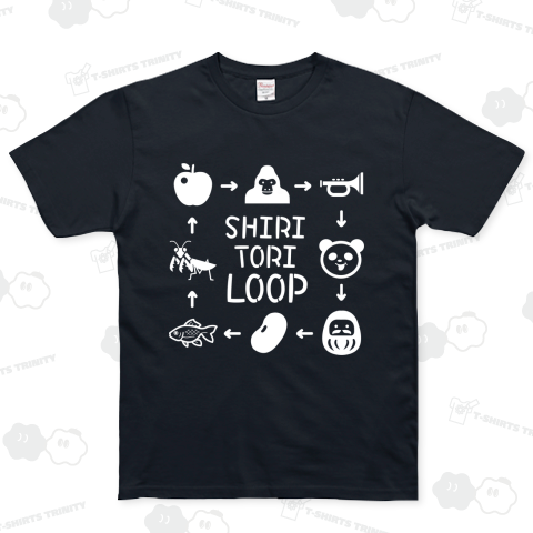 しりとりループ(白)