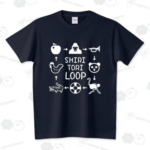 しりとりループその2(白)